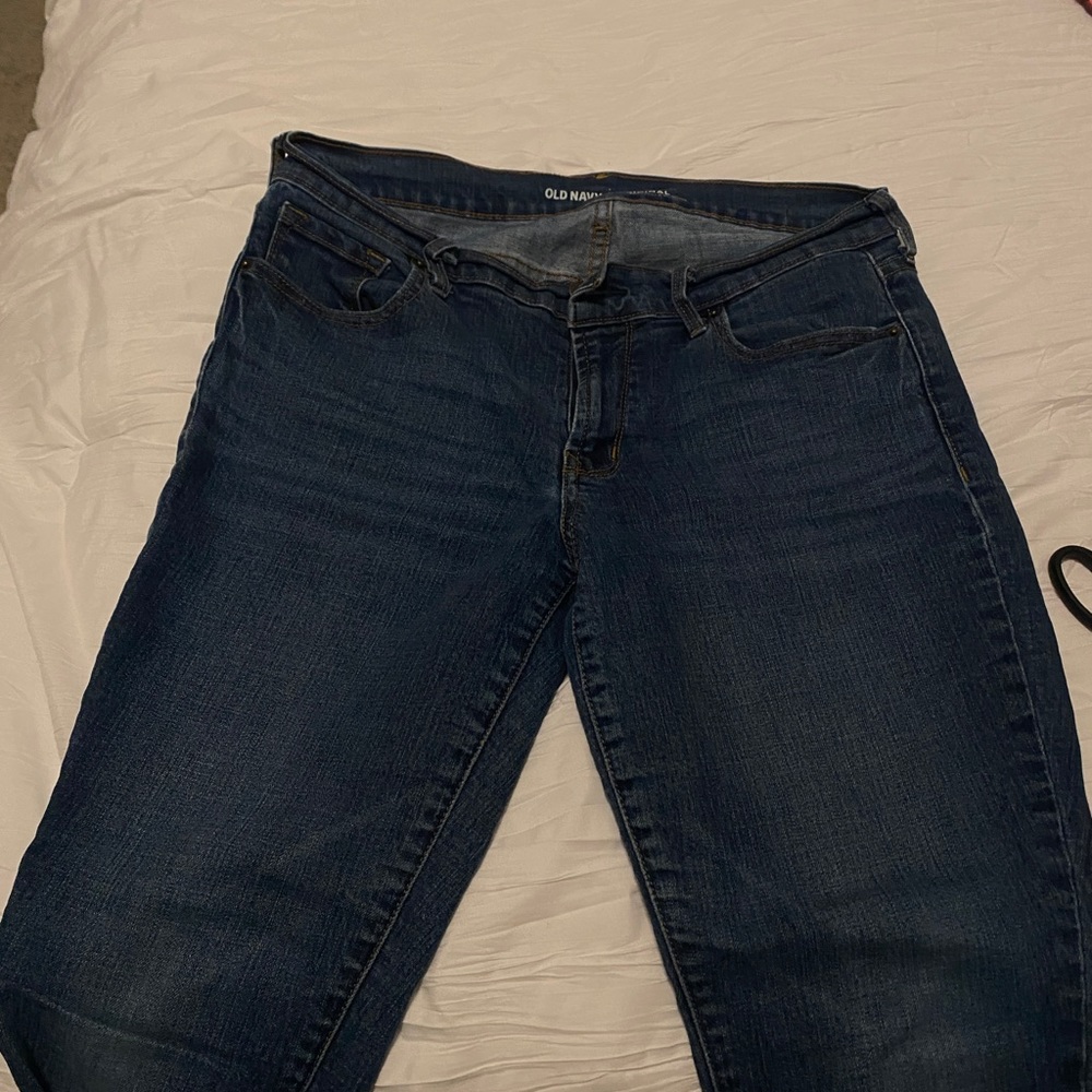 American eagle jeans burgundy, and old navy regular jeans